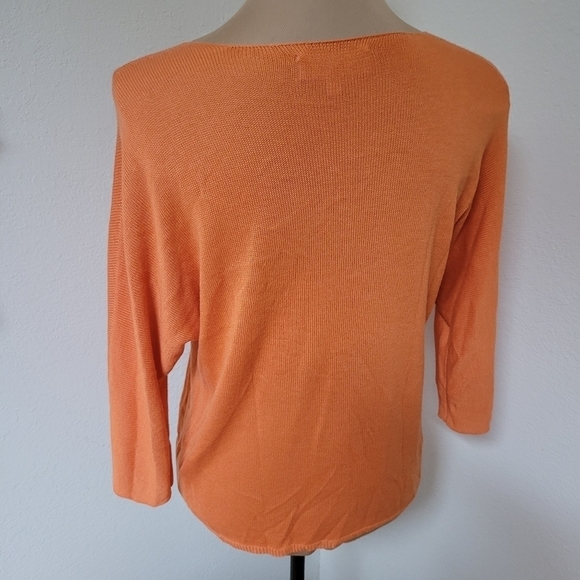 Philosophy Orange Light Weight Sweater - Picture 2 of 6